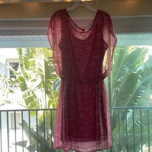 NWOT FOREVER 21 FLAWLESS Mesh Lined Dress (M)